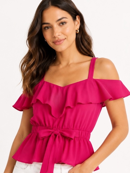 Sweet Rain Tops - Pink women blouse